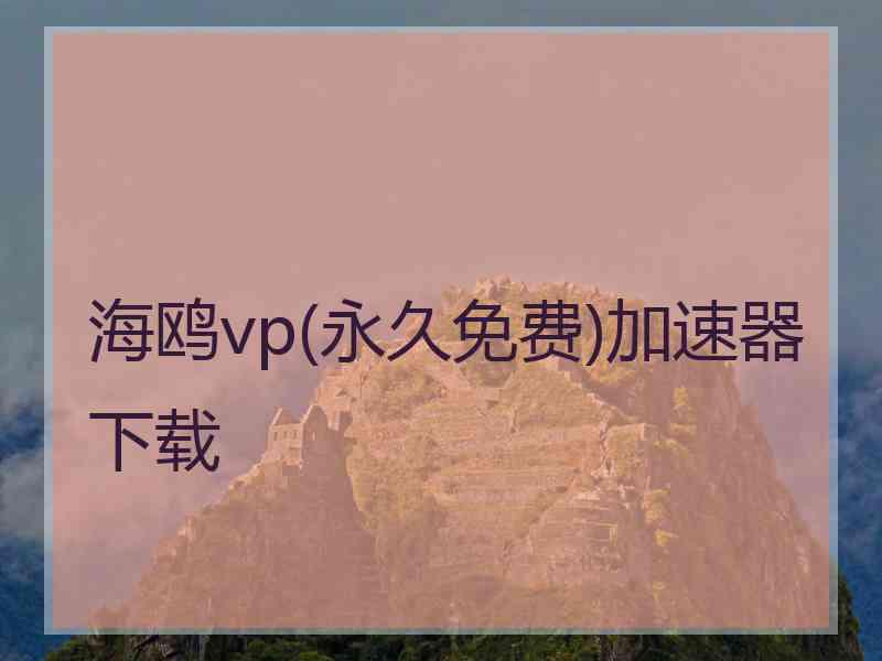 海鸥vp(永久免费)加速器下载