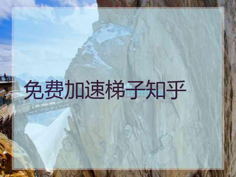 免费加速梯子知乎