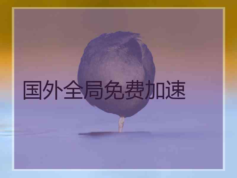 国外全局免费加速