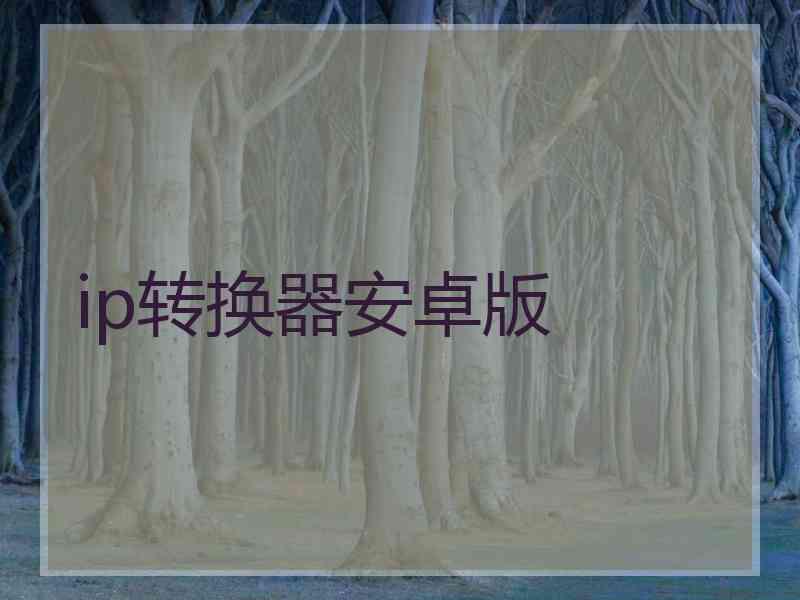 ip转换器安卓版