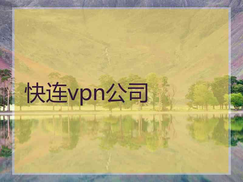 快连vpn公司