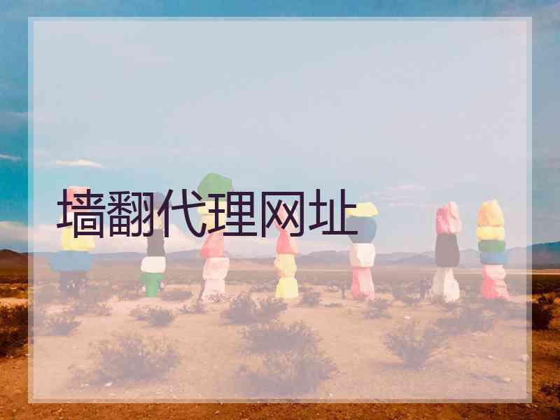 墙翻代理网址