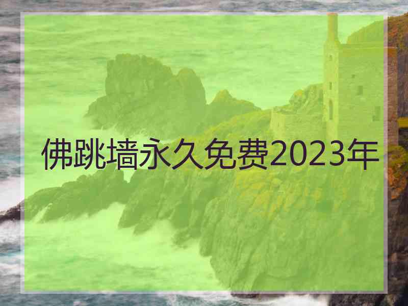 佛跳墙永久免费2023年
