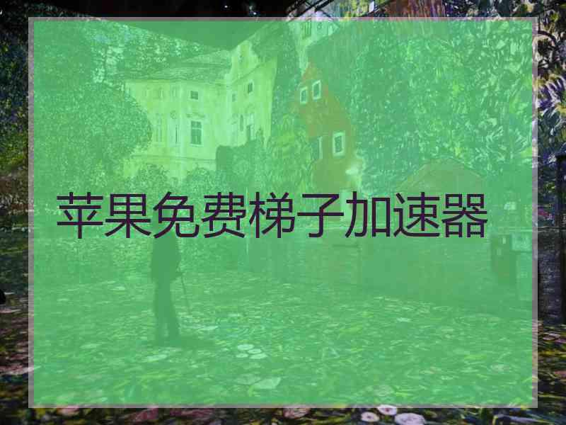 苹果免费梯子加速器