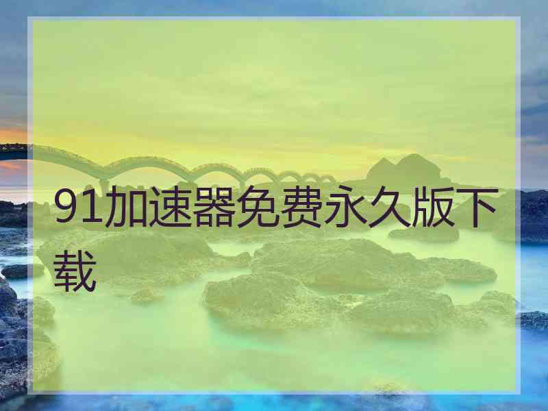 91加速器免费永久版下载