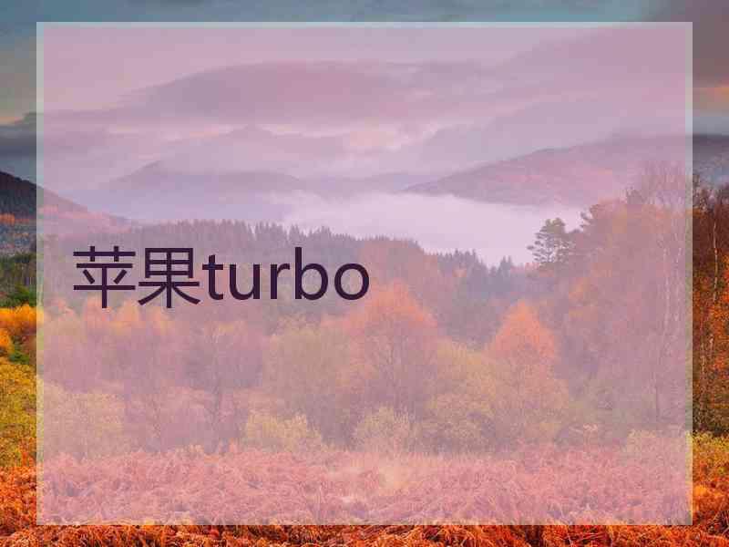 苹果turbo