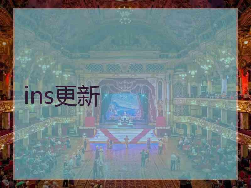 ins更新