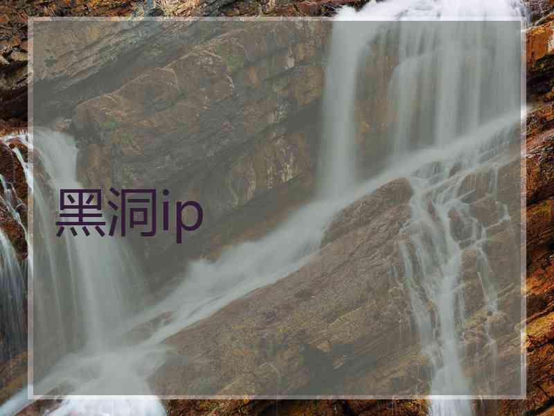 黑洞ip