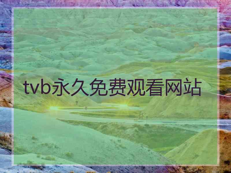 tvb永久免费观看网站