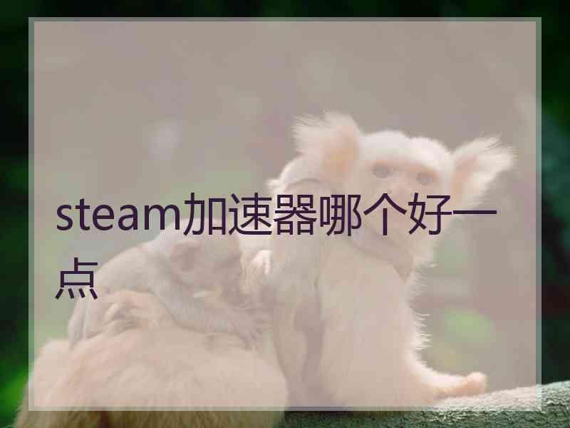 steam加速器哪个好一点