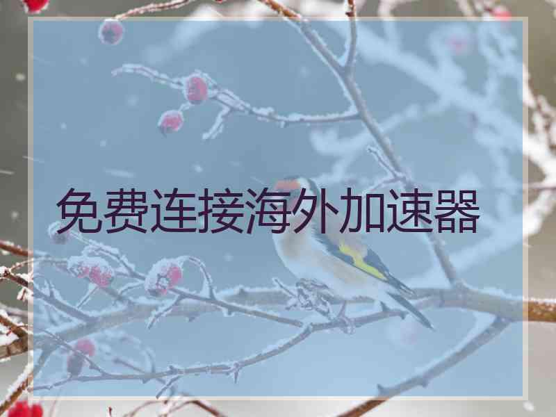免费连接海外加速器