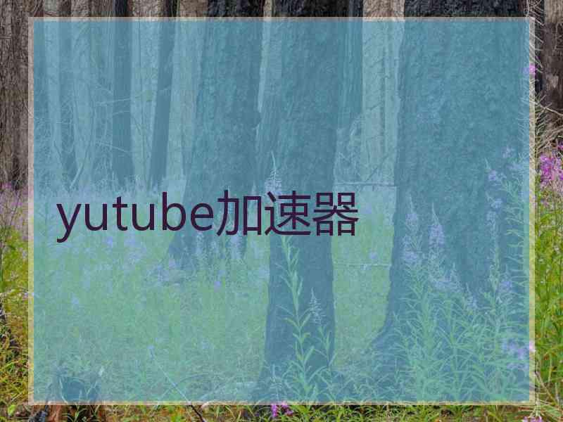 yutube加速器