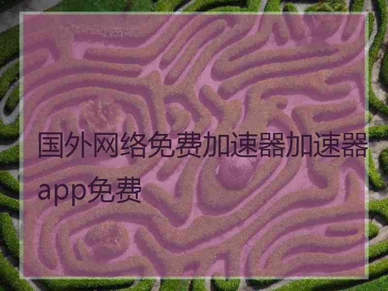 国外网络免费加速器加速器app免费