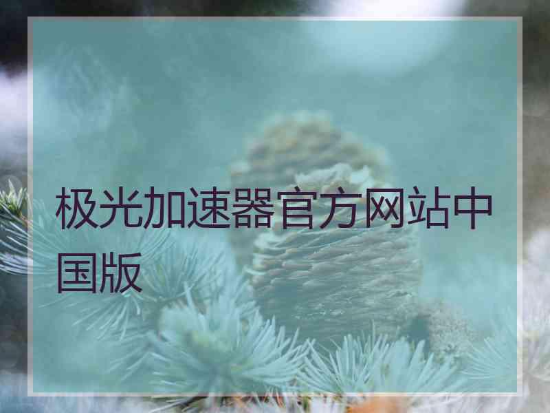 极光加速器官方网站中国版