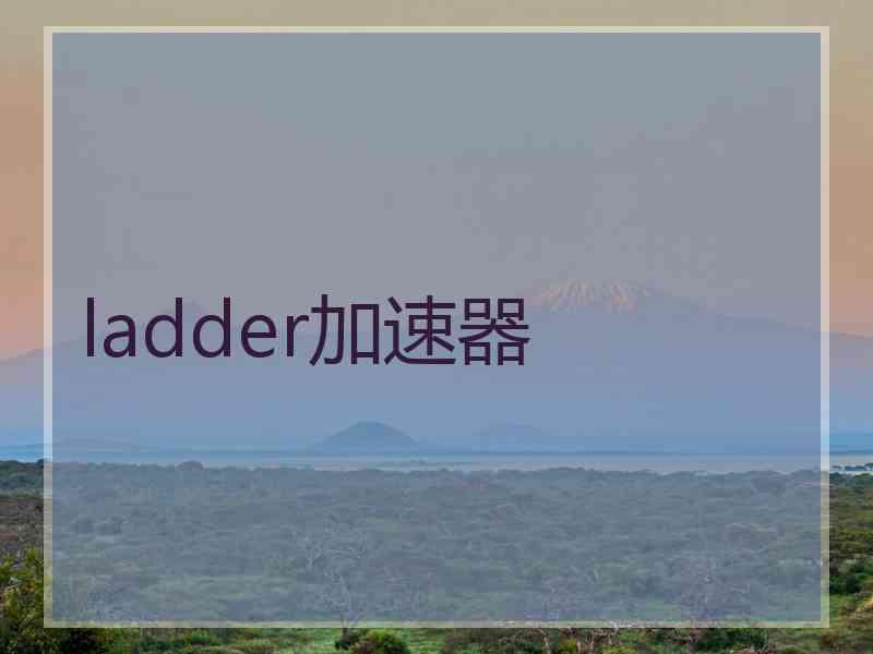 ladder加速器