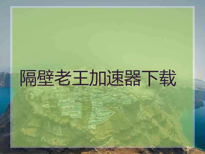 隔壁老王加速器下载