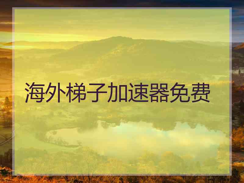 海外梯子加速器免费
