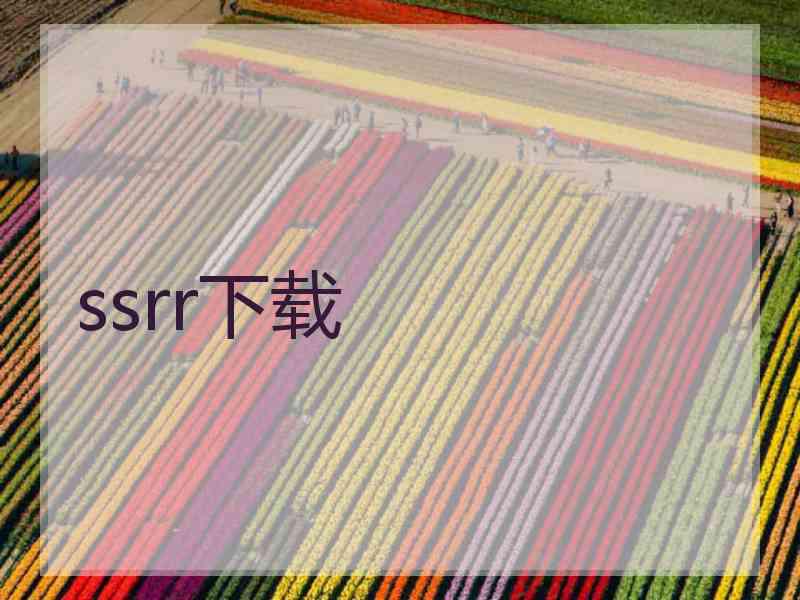 ssrr下载