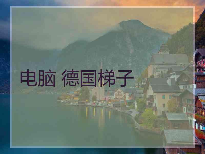 电脑 德国梯子