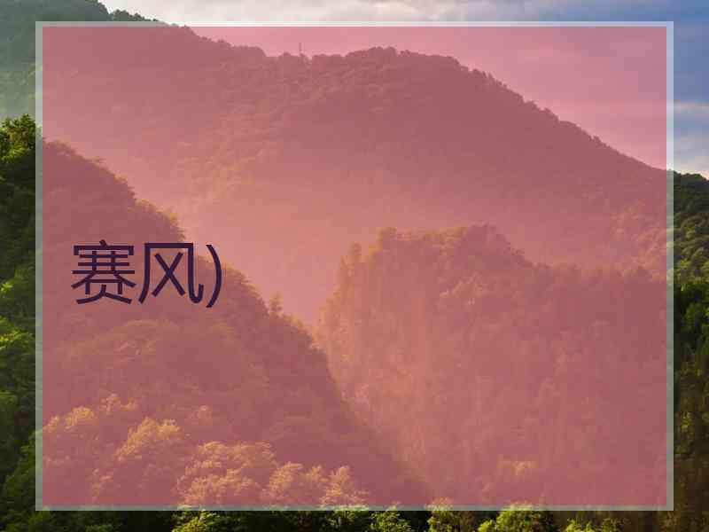 赛风)