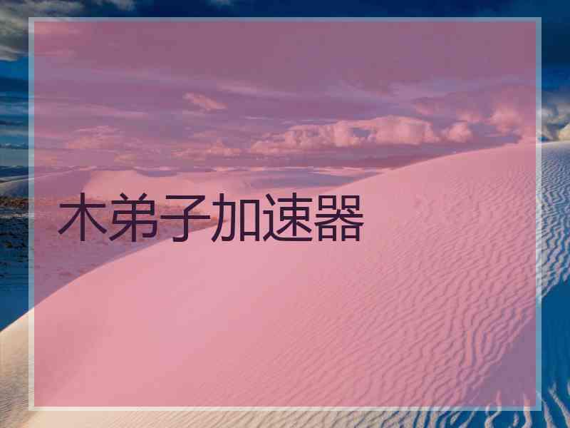 木弟子加速器