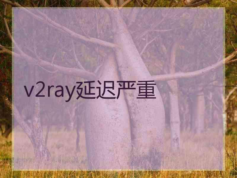 v2ray延迟严重