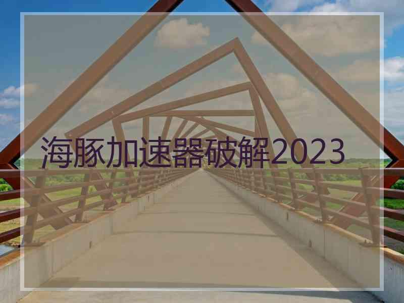 海豚加速器破解2023