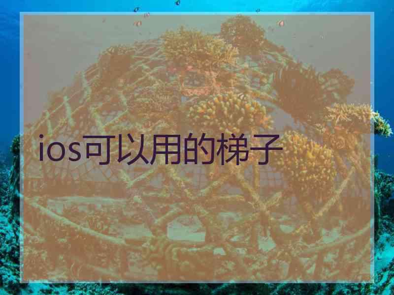 ios可以用的梯子