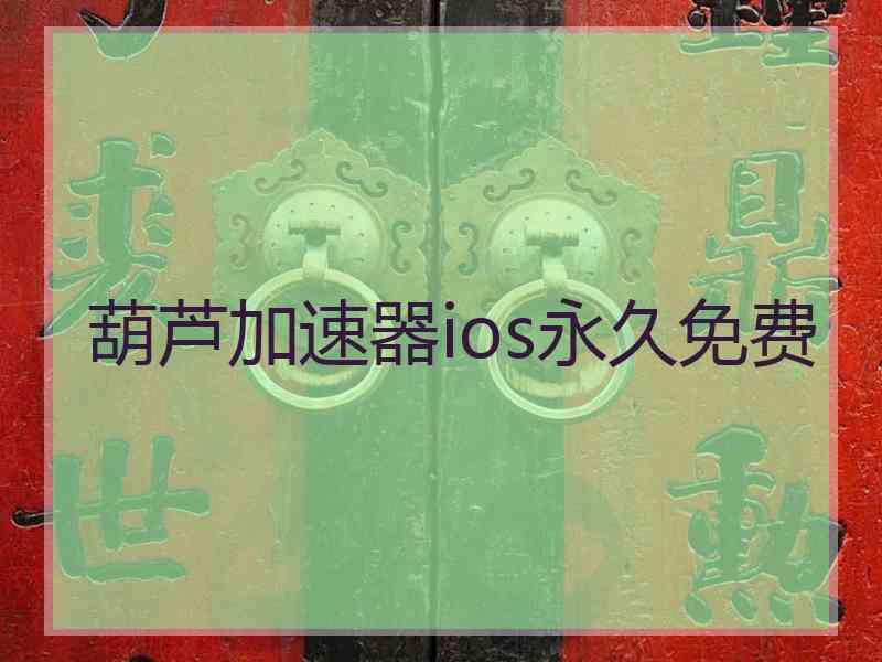 葫芦加速器ios永久免费
