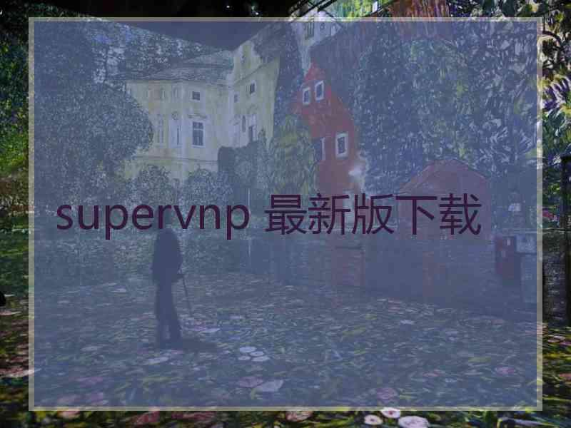 supervnp 最新版下载