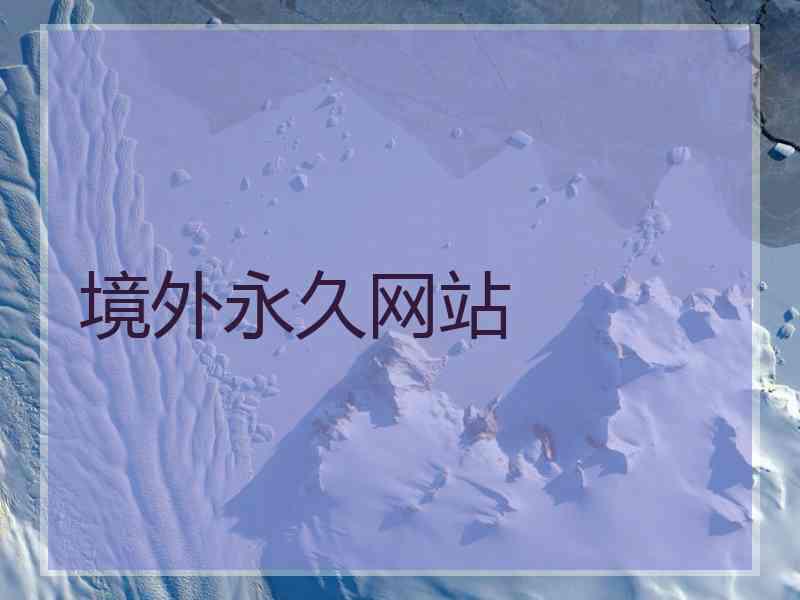 境外永久网站