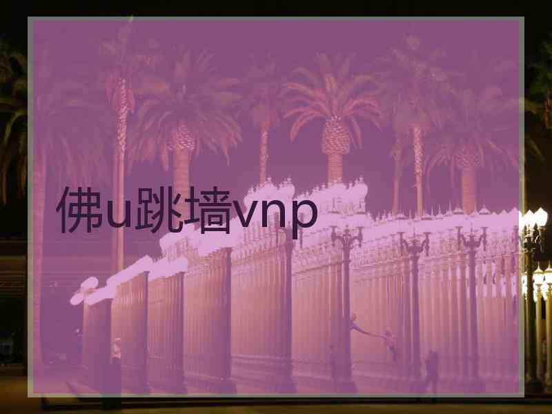 佛u跳墙vnp