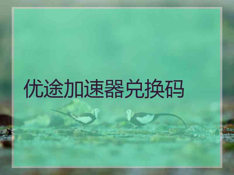 优途加速器兑换码