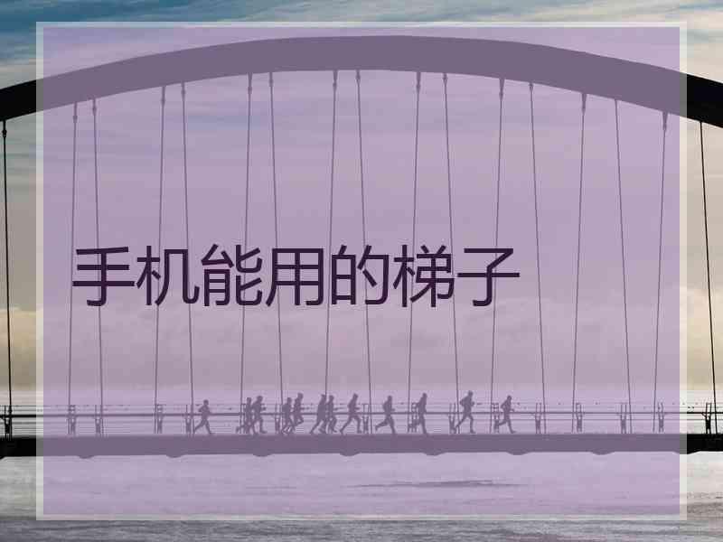 手机能用的梯子