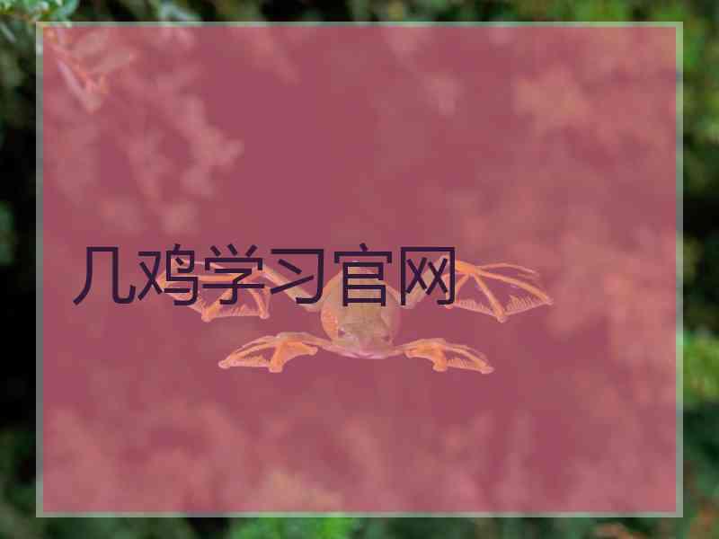 几鸡学习官网