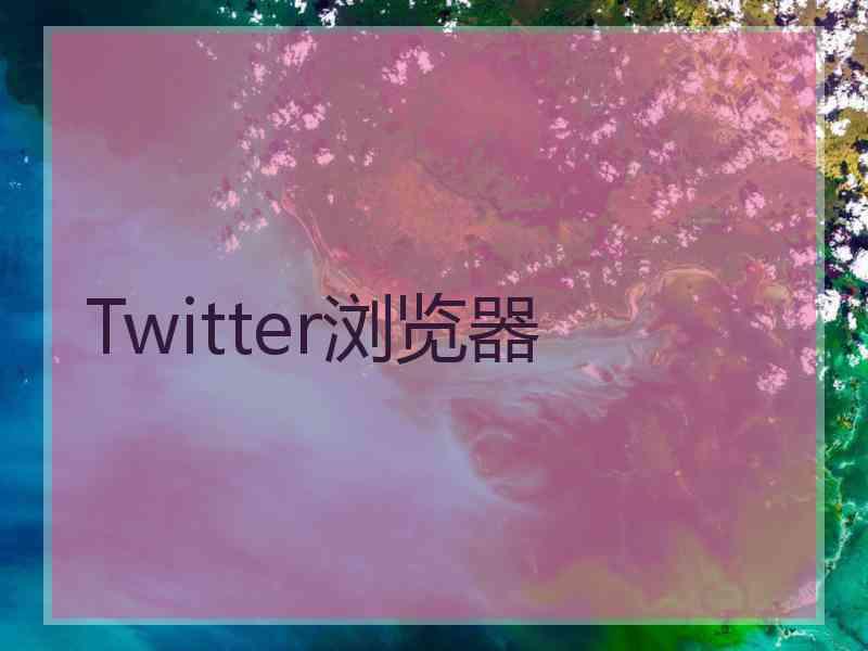 Twitter浏览器