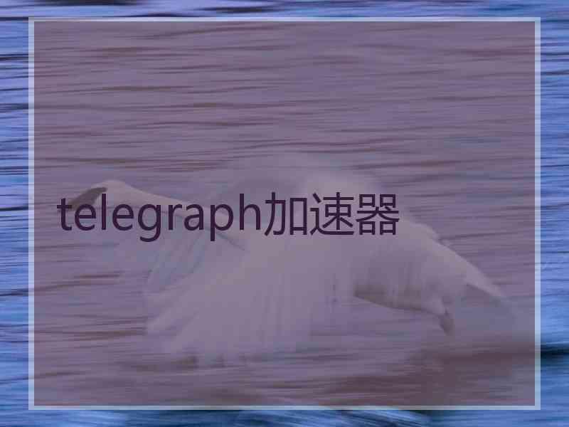 telegraph加速器