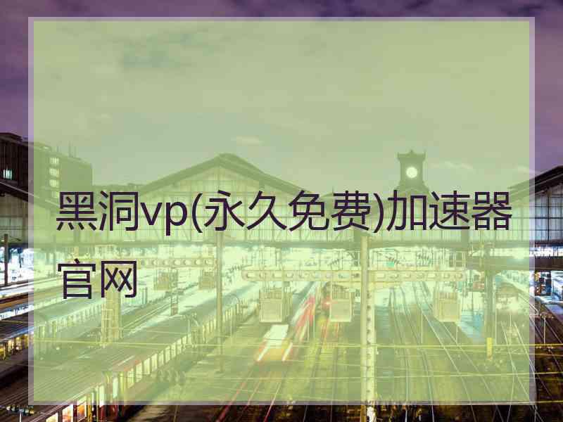 黑洞vp(永久免费)加速器官网