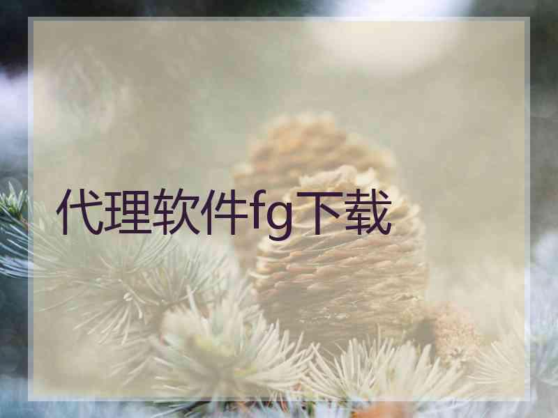 代理软件fg下载