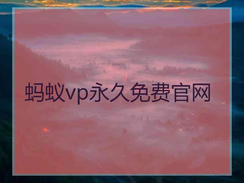 蚂蚁vp永久免费官网