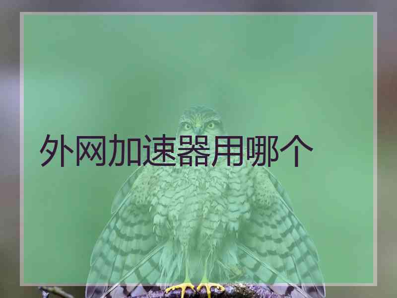 外网加速器用哪个
