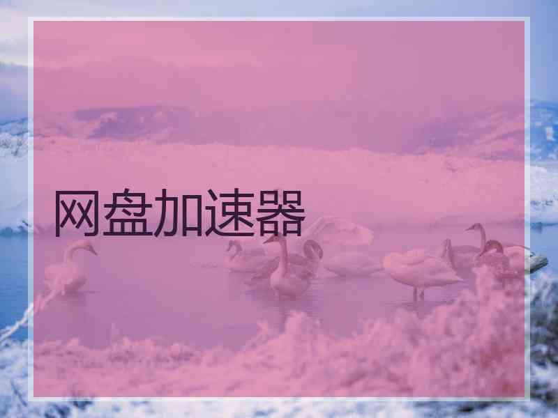 网盘加速器