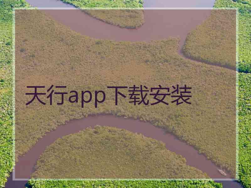 天行app下载安装