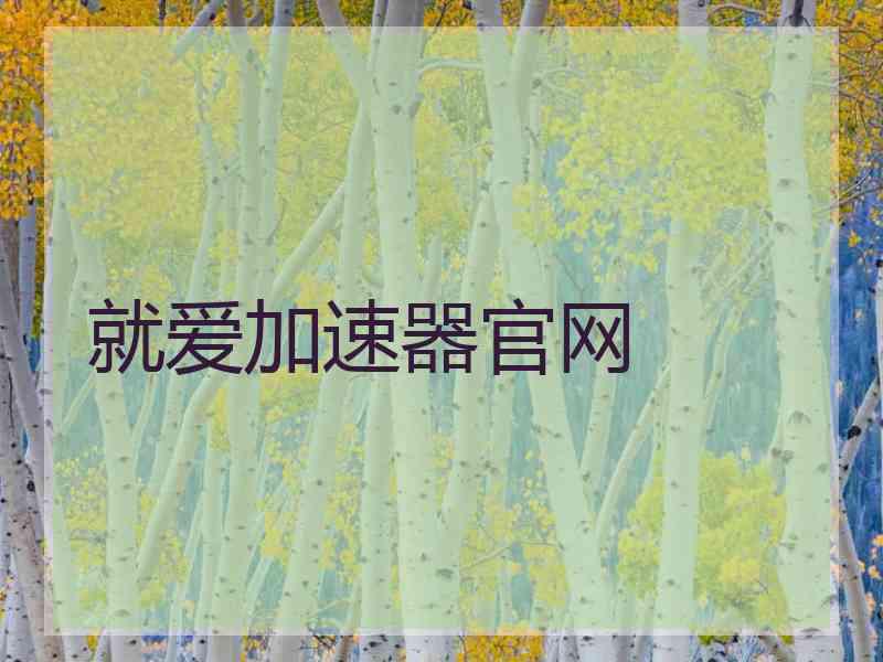 就爱加速器官网