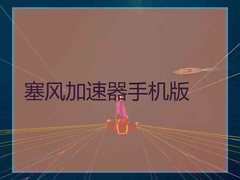 塞风加速器手机版