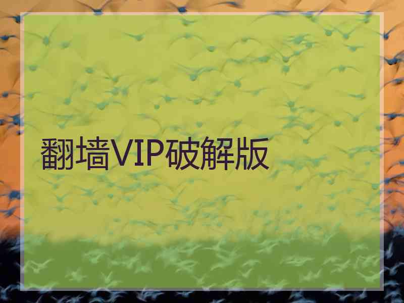 翻墙VIP破解版