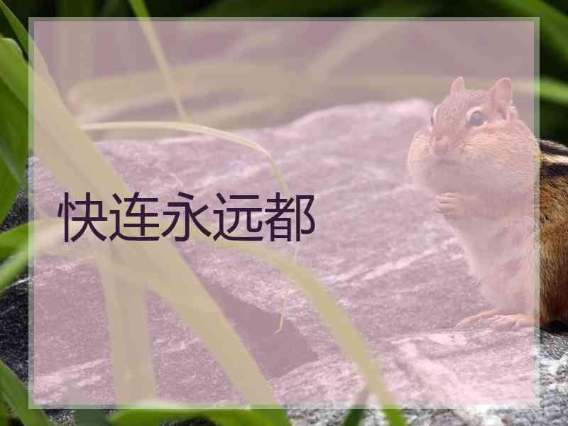 快连永远都