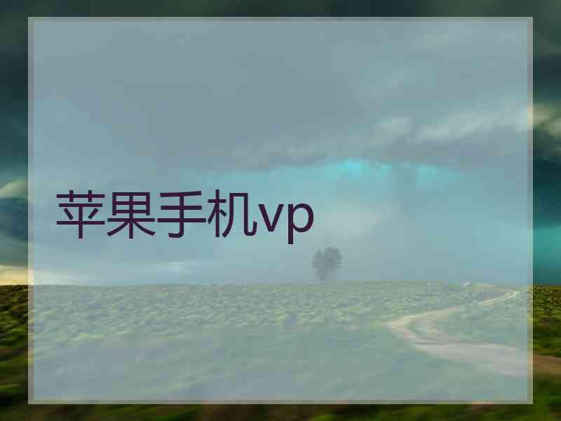 苹果手机vp