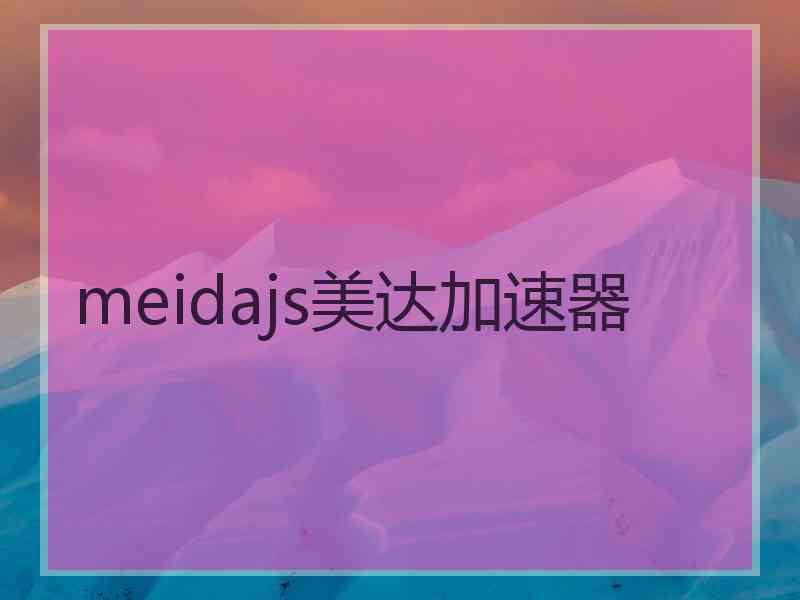 meidajs美达加速器