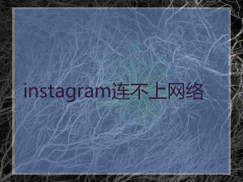 instagram连不上网络